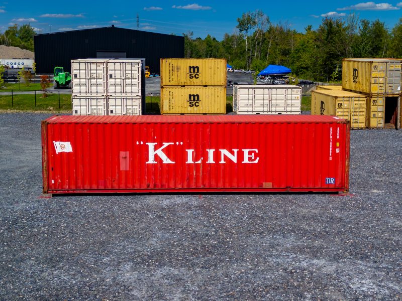 Conteneur 40′ High Cube Usagée 